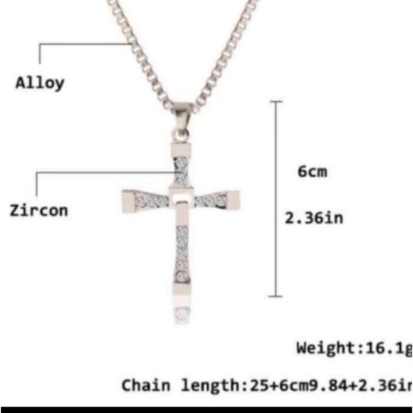 Furious Dominic Toretto cross necklace - Picture 3 of 8